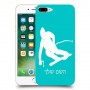 סקִי כיסוי מגן קשיח בעיצוב אישי עם השם שלך ל Apple iPhone 7 Plus יחידה אחת סקרין מובייל
