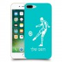 שחקן כדורגל כיסוי מגן קשיח בעיצוב אישי עם השם שלך ל Apple iPhone 7 Plus יחידה אחת סקרין מובייל
