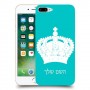 כתר מלכותי כיסוי מגן קשיח בעיצוב אישי עם השם שלך ל Apple iPhone 7 Plus יחידה אחת סקרין מובייל