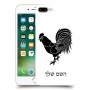 תרנגול כיסוי מגן קשיח בעיצוב אישי עם השם שלך ל Apple iPhone 7 Plus יחידה אחת סקרין מובייל