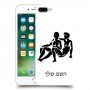 תאומים כיסוי מגן קשיח בעיצוב אישי עם השם שלך ל Apple iPhone 7 Plus יחידה אחת סקרין מובייל