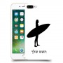 גלישה כיסוי מגן קשיח בעיצוב אישי עם השם שלך ל Apple iPhone 7 Plus יחידה אחת סקרין מובייל