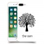 עץ כיסוי מגן קשיח בעיצוב אישי עם השם שלך ל Apple iPhone 7 Plus יחידה אחת סקרין מובייל
