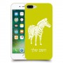 זברה כיסוי מגן קשיח בעיצוב אישי עם השם שלך ל Apple iPhone 7 Plus יחידה אחת סקרין מובייל