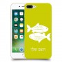 דגים כיסוי מגן קשיח בעיצוב אישי עם השם שלך ל Apple iPhone 7 Plus יחידה אחת סקרין מובייל