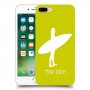 גלישה כיסוי מגן קשיח בעיצוב אישי עם השם שלך ל Apple iPhone 7 Plus יחידה אחת סקרין מובייל