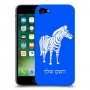 זברה כיסוי מגן קשיח בעיצוב אישי עם השם שלך ל Apple iPhone 7 יחידה אחת סקרין מובייל