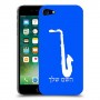 סקספון כיסוי מגן קשיח בעיצוב אישי עם השם שלך ל Apple iPhone 7 יחידה אחת סקרין מובייל
