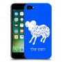 טלה כיסוי מגן קשיח בעיצוב אישי עם השם שלך ל Apple iPhone 7 יחידה אחת סקרין מובייל