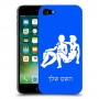 תאומים כיסוי מגן קשיח בעיצוב אישי עם השם שלך ל Apple iPhone 7 יחידה אחת סקרין מובייל