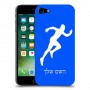 רץ כיסוי מגן קשיח בעיצוב אישי עם השם שלך ל Apple iPhone 7 יחידה אחת סקרין מובייל