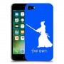 סמוראי כיסוי מגן קשיח בעיצוב אישי עם השם שלך ל Apple iPhone 7 יחידה אחת סקרין מובייל