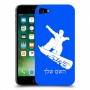 סנובורד כיסוי מגן קשיח בעיצוב אישי עם השם שלך ל Apple iPhone 7 יחידה אחת סקרין מובייל
