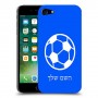 כדורגל - כדור כיסוי מגן קשיח בעיצוב אישי עם השם שלך ל Apple iPhone 7 יחידה אחת סקרין מובייל