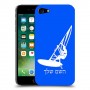 גלישת מפרש כיסוי מגן קשיח בעיצוב אישי עם השם שלך ל Apple iPhone 7 יחידה אחת סקרין מובייל