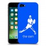 שחקן טניס כיסוי מגן קשיח בעיצוב אישי עם השם שלך ל Apple iPhone 7 יחידה אחת סקרין מובייל