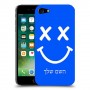 סמיילי כיסוי מגן קשיח בעיצוב אישי עם השם שלך ל Apple iPhone 7 יחידה אחת סקרין מובייל