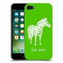 זברה כיסוי מגן קשיח בעיצוב אישי עם השם שלך ל Apple iPhone 7 יחידה אחת סקרין מובייל