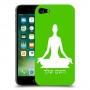 יוגה כיסוי מגן קשיח בעיצוב אישי עם השם שלך ל Apple iPhone 7 יחידה אחת סקרין מובייל