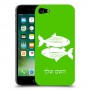 דגים כיסוי מגן קשיח בעיצוב אישי עם השם שלך ל Apple iPhone 7 יחידה אחת סקרין מובייל