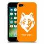 זאב כיסוי מגן קשיח בעיצוב אישי עם השם שלך ל Apple iPhone 7 יחידה אחת סקרין מובייל