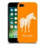 זברה כיסוי מגן קשיח בעיצוב אישי עם השם שלך ל Apple iPhone 7 יחידה אחת סקרין מובייל