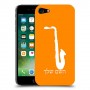 סקספון כיסוי מגן קשיח בעיצוב אישי עם השם שלך ל Apple iPhone 7 יחידה אחת סקרין מובייל