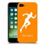 רץ כיסוי מגן קשיח בעיצוב אישי עם השם שלך ל Apple iPhone 7 יחידה אחת סקרין מובייל