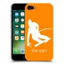 סקִי כיסוי מגן קשיח בעיצוב אישי עם השם שלך ל Apple iPhone 7 יחידה אחת סקרין מובייל