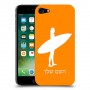 גלישה כיסוי מגן קשיח בעיצוב אישי עם השם שלך ל Apple iPhone 7 יחידה אחת סקרין מובייל