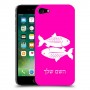 דגים כיסוי מגן קשיח בעיצוב אישי עם השם שלך ל Apple iPhone 7 יחידה אחת סקרין מובייל
