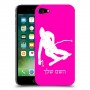 סקִי כיסוי מגן קשיח בעיצוב אישי עם השם שלך ל Apple iPhone 7 יחידה אחת סקרין מובייל