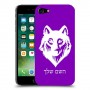 זאב כיסוי מגן קשיח בעיצוב אישי עם השם שלך ל Apple iPhone 7 יחידה אחת סקרין מובייל