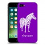 זברה כיסוי מגן קשיח בעיצוב אישי עם השם שלך ל Apple iPhone 7 יחידה אחת סקרין מובייל