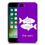 דגים כיסוי מגן קשיח בעיצוב אישי עם השם שלך ל Apple iPhone 7 יחידה אחת סקרין מובייל