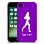 ג'וגלין - אישה כיסוי מגן קשיח בעיצוב אישי עם השם שלך ל Apple iPhone 7 יחידה אחת סקרין מובייל