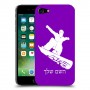 סנובורד כיסוי מגן קשיח בעיצוב אישי עם השם שלך ל Apple iPhone 7 יחידה אחת סקרין מובייל