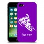 אופנוע שלג כיסוי מגן קשיח בעיצוב אישי עם השם שלך ל Apple iPhone 7 יחידה אחת סקרין מובייל