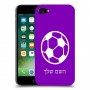 כדורגל - כדור כיסוי מגן קשיח בעיצוב אישי עם השם שלך ל Apple iPhone 7 יחידה אחת סקרין מובייל