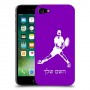 שחקן טניס כיסוי מגן קשיח בעיצוב אישי עם השם שלך ל Apple iPhone 7 יחידה אחת סקרין מובייל