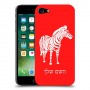 זברה כיסוי מגן קשיח בעיצוב אישי עם השם שלך ל Apple iPhone 7 יחידה אחת סקרין מובייל