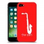 סקספון כיסוי מגן קשיח בעיצוב אישי עם השם שלך ל Apple iPhone 7 יחידה אחת סקרין מובייל