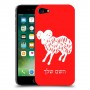 טלה כיסוי מגן קשיח בעיצוב אישי עם השם שלך ל Apple iPhone 7 יחידה אחת סקרין מובייל