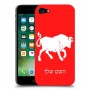 שור כיסוי מגן קשיח בעיצוב אישי עם השם שלך ל Apple iPhone 7 יחידה אחת סקרין מובייל