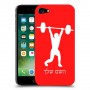 הרמת משקולות כיסוי מגן קשיח בעיצוב אישי עם השם שלך ל Apple iPhone 7 יחידה אחת סקרין מובייל