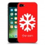 שלג כיסוי מגן קשיח בעיצוב אישי עם השם שלך ל Apple iPhone 7 יחידה אחת סקרין מובייל