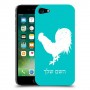 תרנגול כיסוי מגן קשיח בעיצוב אישי עם השם שלך ל Apple iPhone 7 יחידה אחת סקרין מובייל