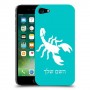 עקרב כיסוי מגן קשיח בעיצוב אישי עם השם שלך ל Apple iPhone 7 יחידה אחת סקרין מובייל