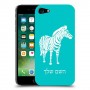 זברה כיסוי מגן קשיח בעיצוב אישי עם השם שלך ל Apple iPhone 7 יחידה אחת סקרין מובייל