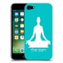 יוגה כיסוי מגן קשיח בעיצוב אישי עם השם שלך ל Apple iPhone 7 יחידה אחת סקרין מובייל